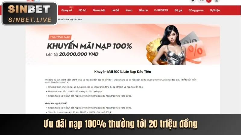 Thưởng nạp lại và khuyến mãi đặc biệt vvwin login
